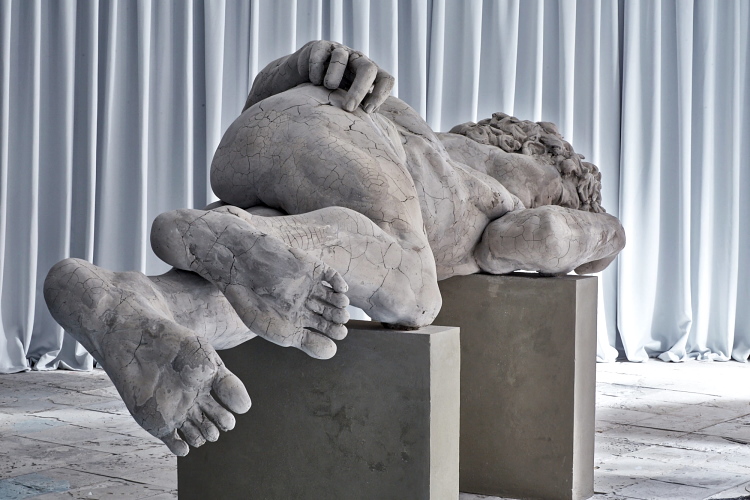 (image: liggende david)