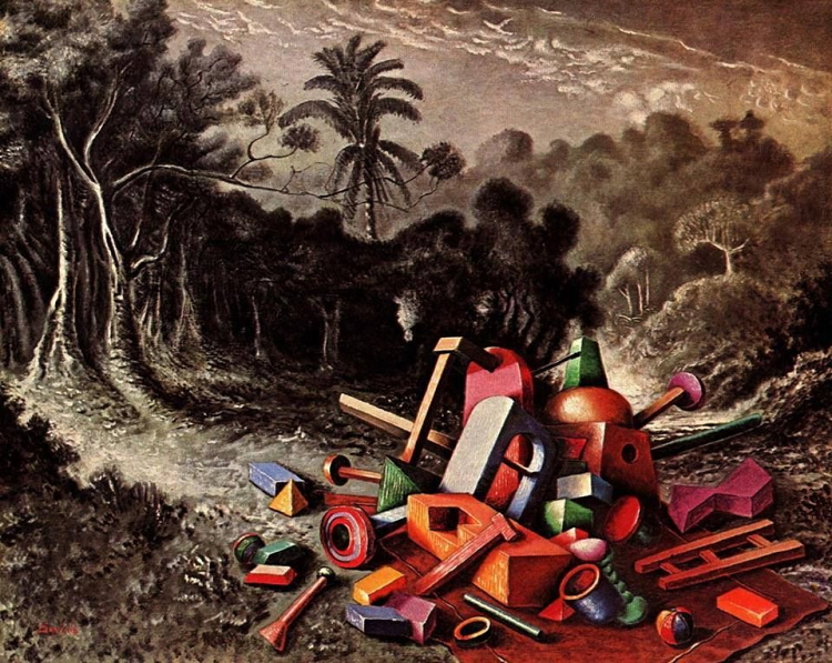 (image: objets dans la foret)